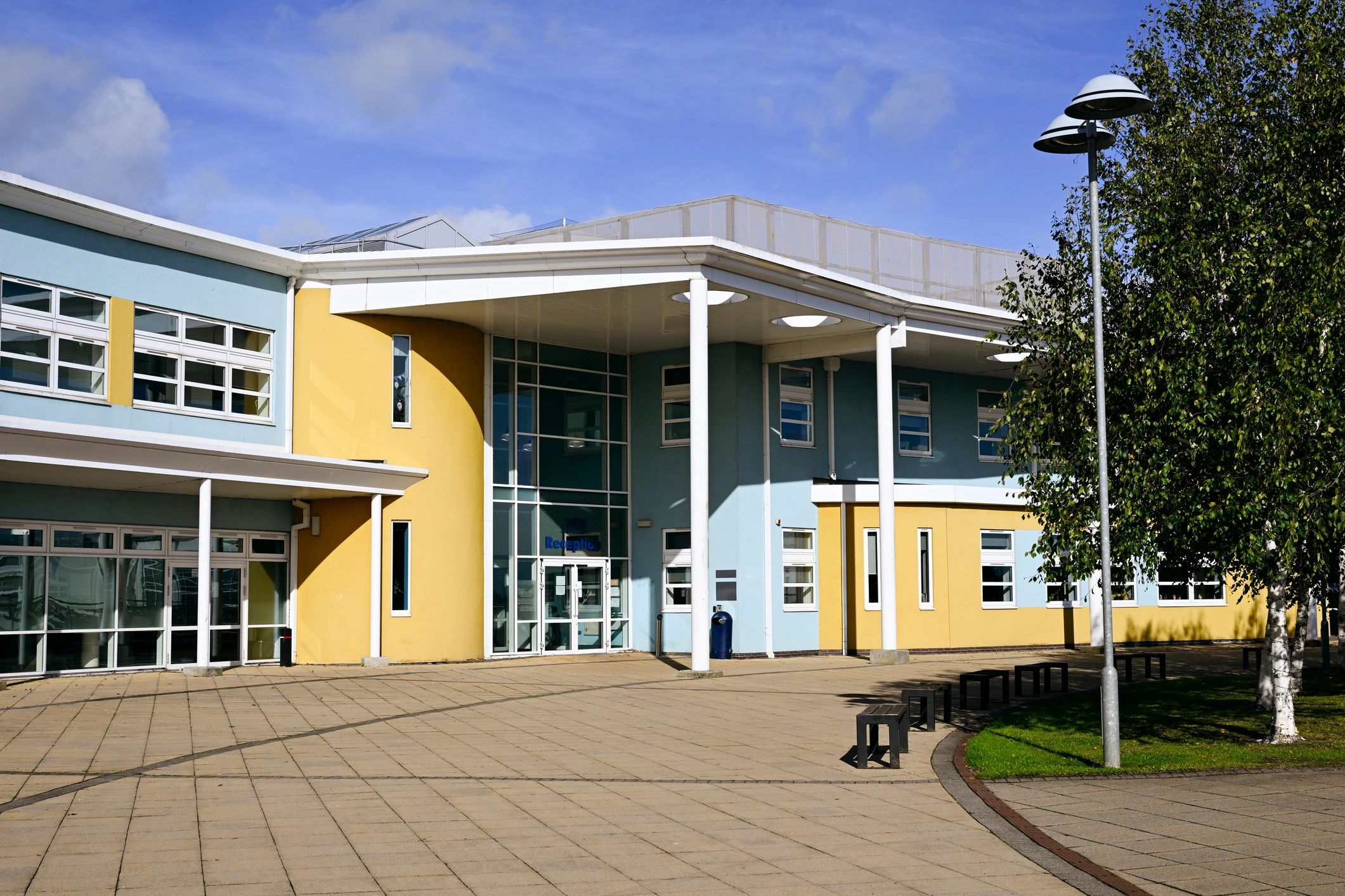 Modern storefront exterior representing a licensed retail destination